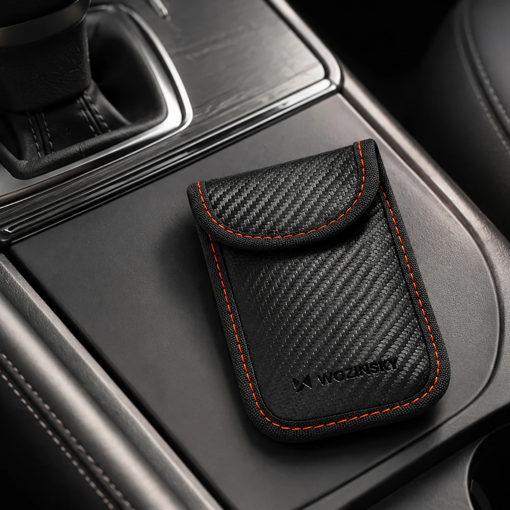 Wozinsky WPB-R14 RFID Blocking Case for Keyless Keys 14x9 cm - Juodas
