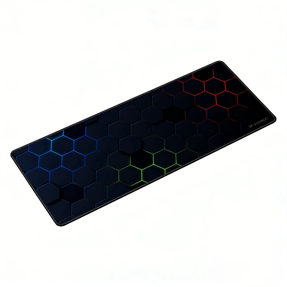 Wozinsky WPD-B800 Gaming Desk Pad 800x300mm Atsparus vandeniui with Pattern - Juodas