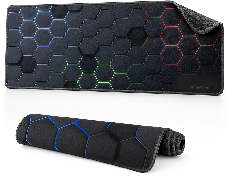 Wozinsky WPD-B800 Gaming Desk kilimėlis 800x300mm Atsparus vandeniui with Pattern - Juodas