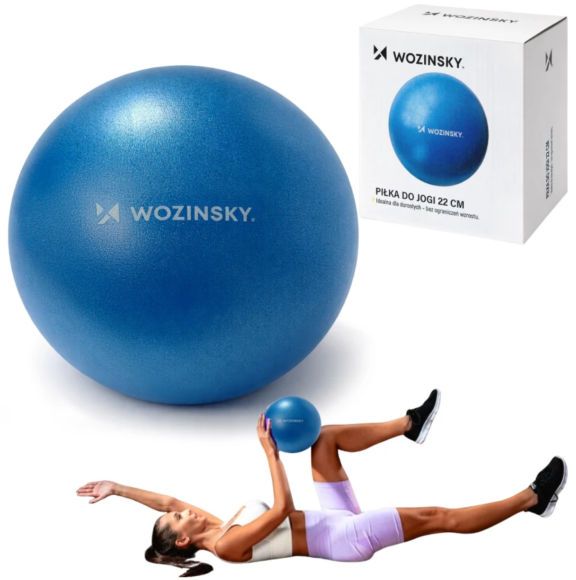 Wozinsky WPDP-N22 reabilitacinis mankštos kamuolys 22 cm - mėlynas
