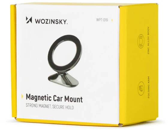 Wozinsky WPT-D19 „MagSafe“ suderinamas automobilio laikiklis – pilkas
