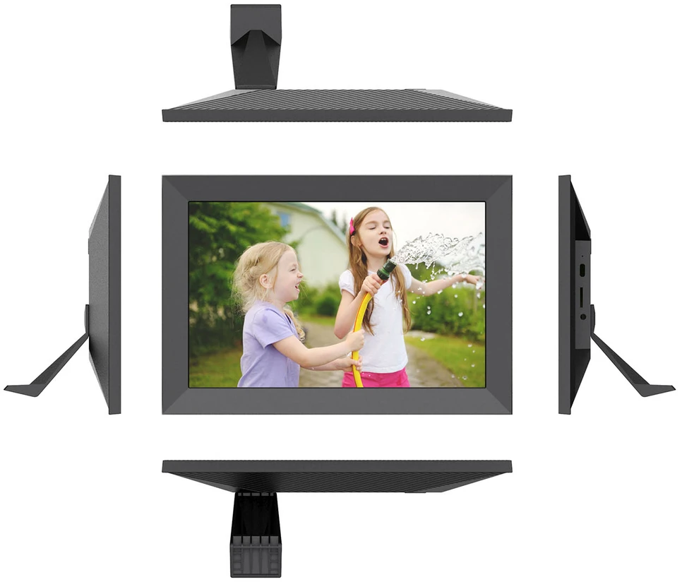 Skaitmeninis nuotraukų rėmelis Wozinsky WRC-32 10.1" su „Frameo“ 32 GB programėle - juoda