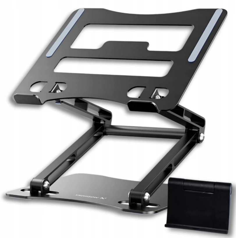 Wozinsky WRS-CPY75DSB nešiojamo kompiuterio stovas Aluminum – juodos spalvos