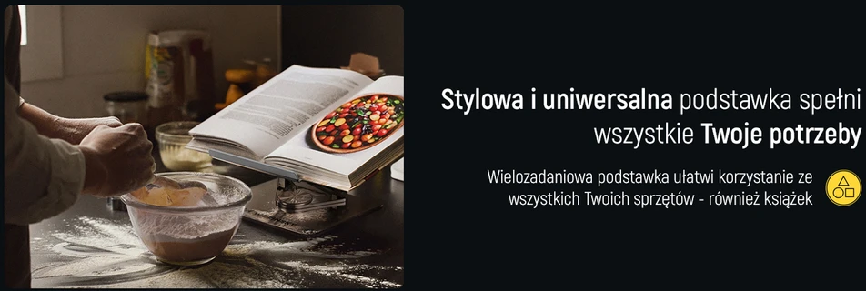 Nešiojamas kompiuteris stand Wozinsky WRS-CPY84SB 360 aluminum – juodos spalvos