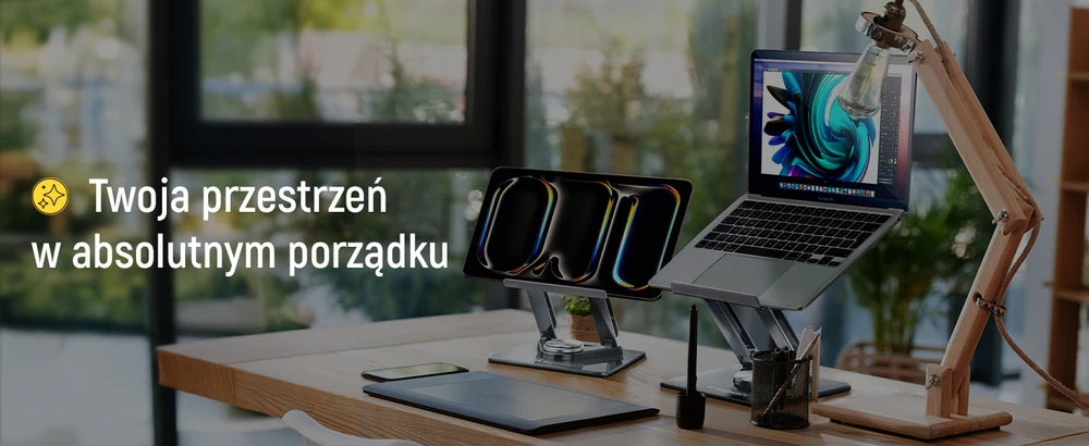 Wozinsky WRS-CPY84SS Aluminum nešiojamo kompiuterio stovas – sidabro spalvos