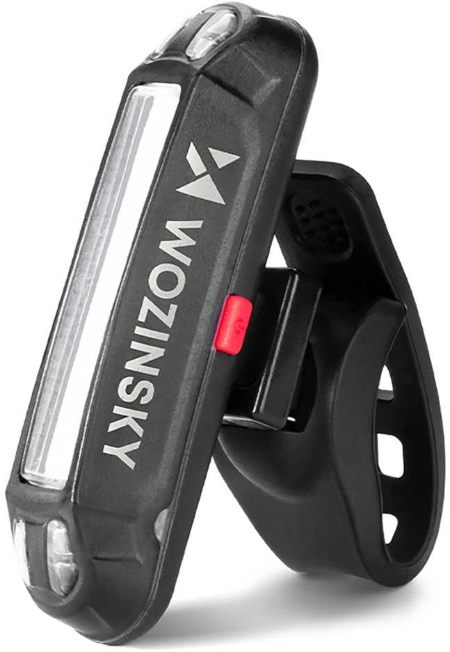 Wozinsky WSBLB3 priekinis (1000 lm) ir galinis USB-C dviračio žibintų komplektas – juodas