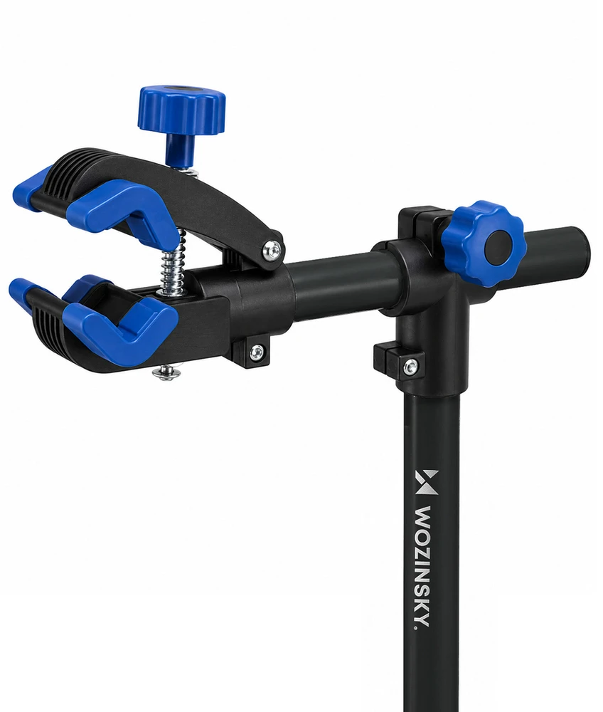 Wozinsky WSS-180 grindų aptarnavimo stovas su rankenėlėmis 30 kg dviračiams - juodas
