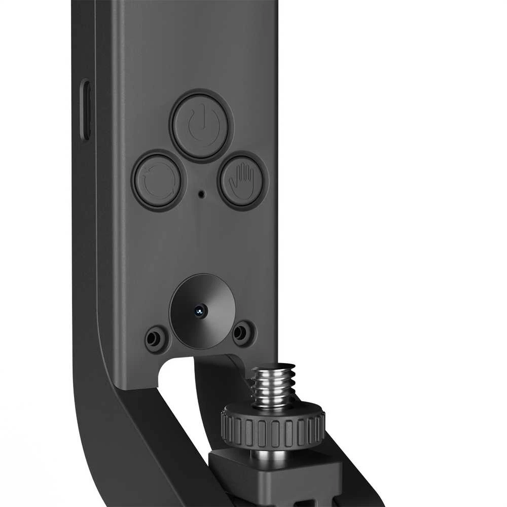 Wozinsky WST-360YS asmenukių lazda su trikojo funkcija ir 360° dirbtinio intelekto automatiniu veido sekimu bei gestų valdymu – juodos spalvos