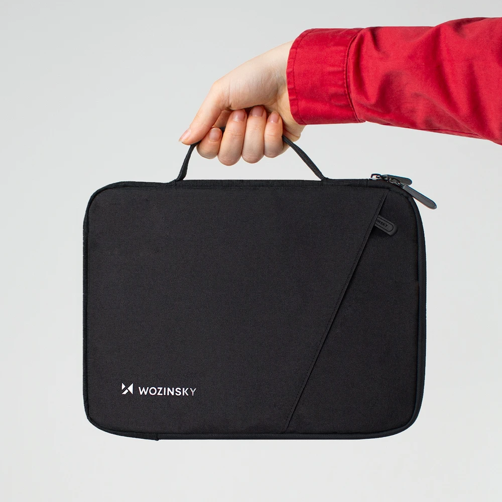 Wozinsky WTNP-11B 10-11" Nešiojamas kompiuteris Bag with Retractable Handle - Juodas