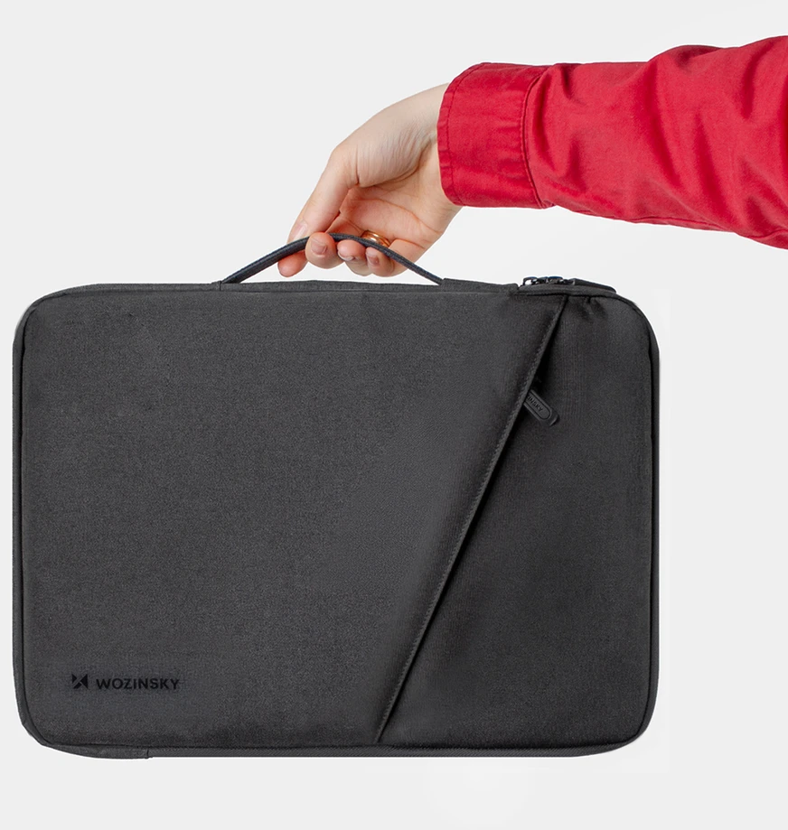 Wozinsky WTNP-14B 13-14" Nešiojamas kompiuteris Bag with Retractable Handle - Juodas