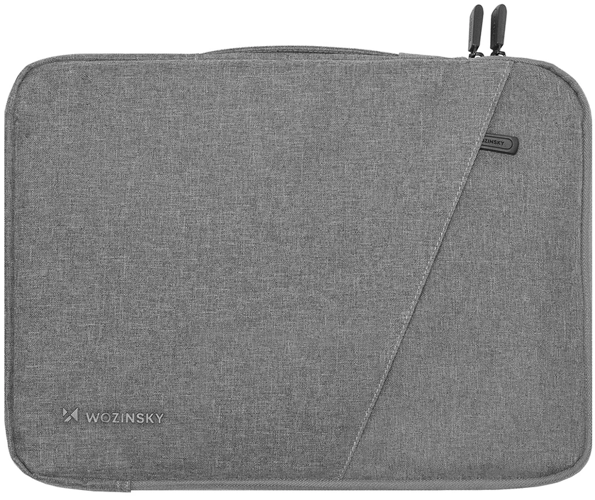 Wozinsky WTNP-14G 13-14" Nešiojamas kompiuteris Bag with Retractable Handle - Gray