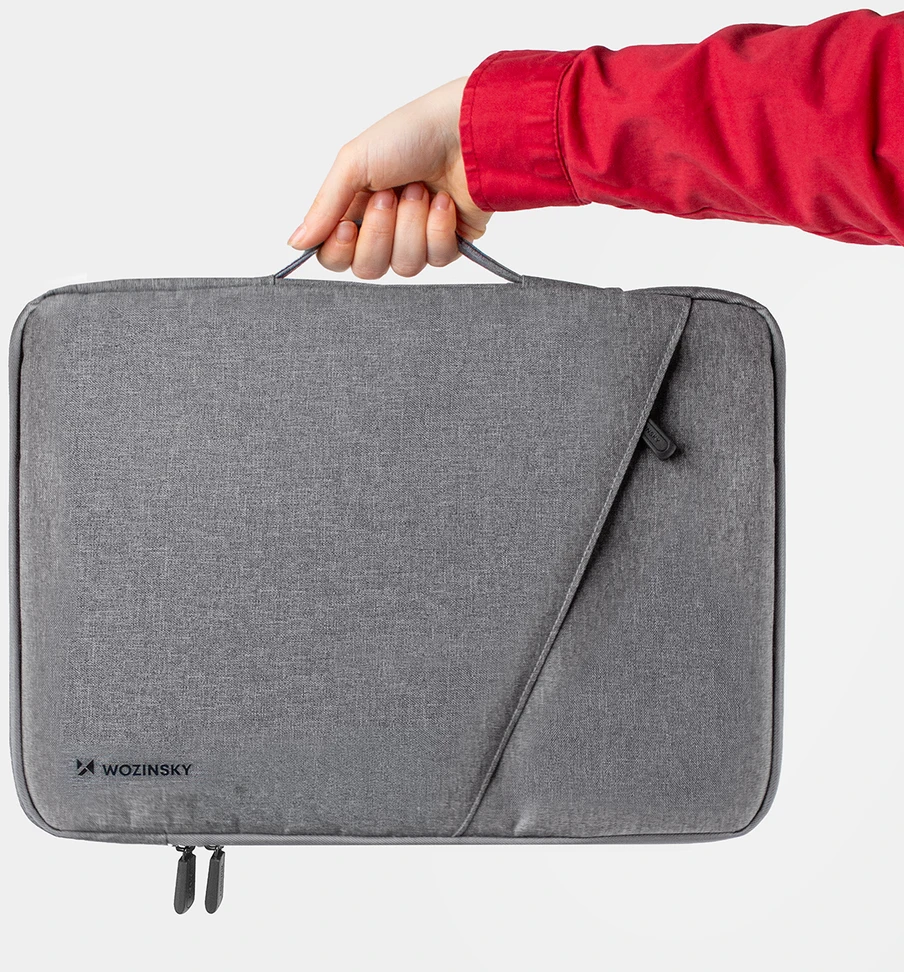 Wozinsky WTNP-15G 15.6" Nešiojamas kompiuteris Bag with Retractable Handle - Gray