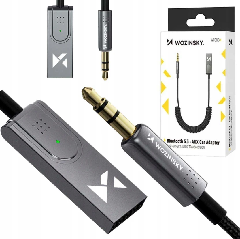 Wozinsky WTODB Bluetooth 5.3 garso adapteris / AUX garso imtuvas