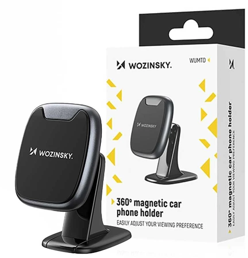 Wozinsky WUMTD magnetinis telefono laikiklis car dashboard – juodos spalvos