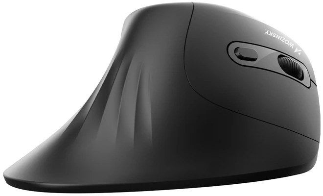 Wozinsky WWM-1076 belaidė vertikali ergonominė pelė 3600 DPI - Juodas