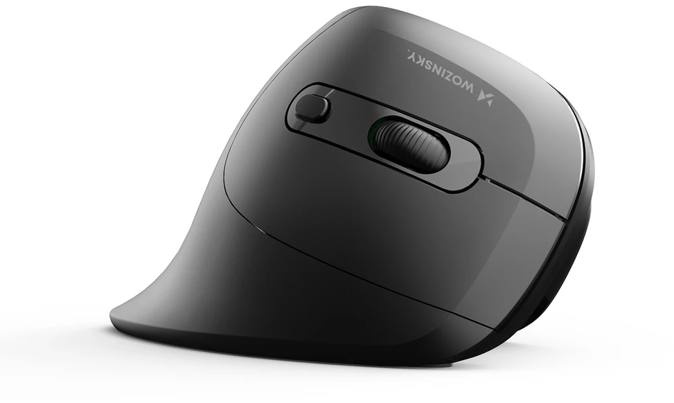 Wozinsky WWM-1076 belaidė vertikali ergonominė pelė 3600 DPI - Juodas