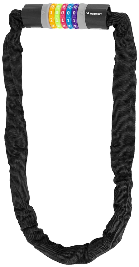 Wozinsky WZR-K1 Grandinės užraktas dviračiui 100 cm kodas - Juoda