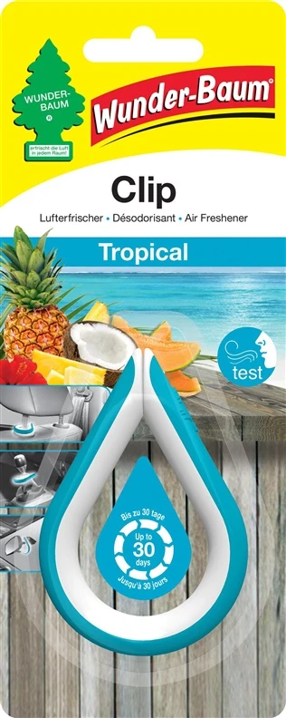 Automobilių oro gaiviklis Wunder-Baum Clip Tropical