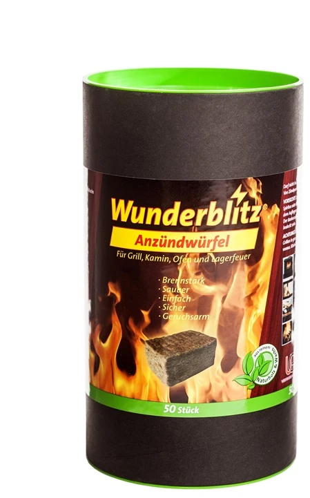 Wunderblitz Ugnies įdegtukai kubeliais, 50 vnt.