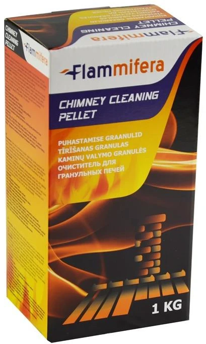 Wunderblitz Flammifera Valymo granulės kaminams, 1kg