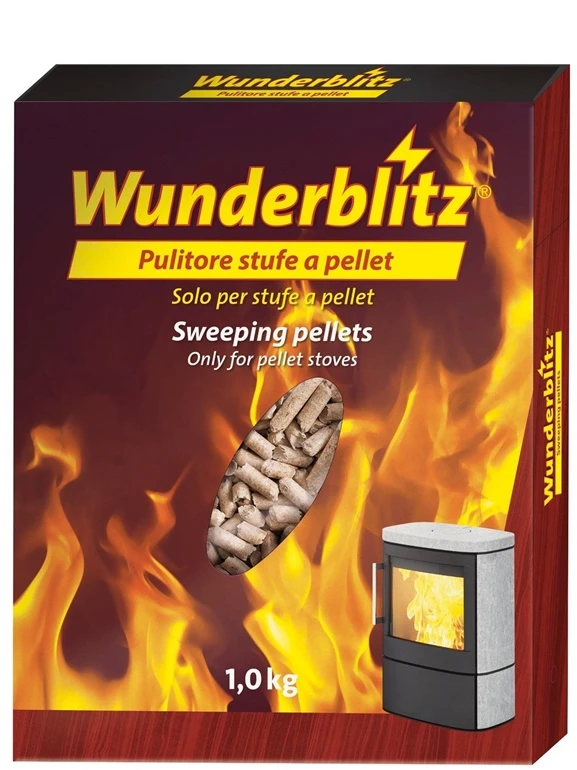 Wunderblitz Flammifera Valymo granulės kaminams, 1kg