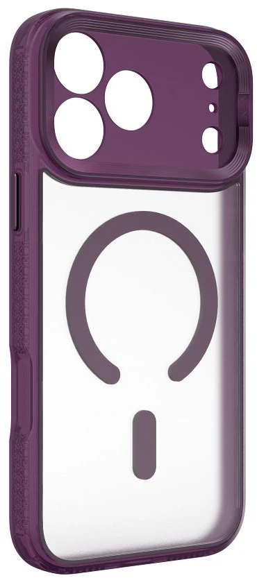 Dėklas X-ONE Dropguard 2S compatible with MagSafe for iPhone 18 Pro / 17 Pro dark cherry