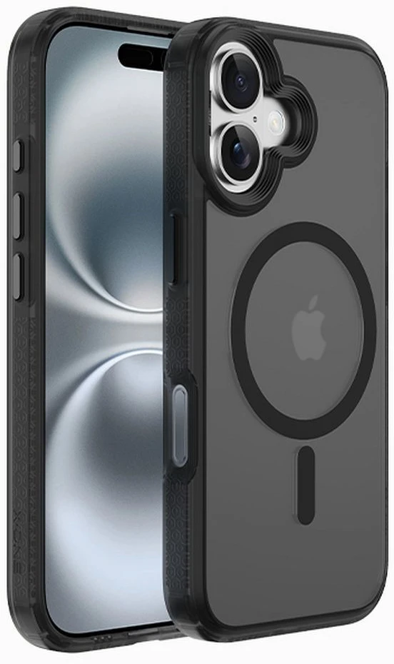 Dėklas X-ONE Dropguard 2S compatible with MagSafe for iPhone 17 juodas frost matte