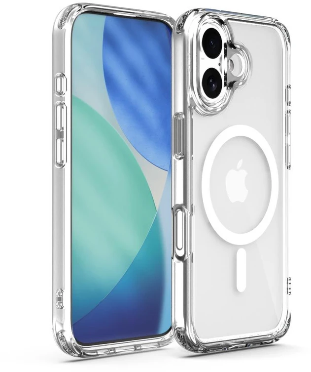 Dėklas X-ONE Dropguard Clear compatible with MagSafe for iPhone 17 transparentne
