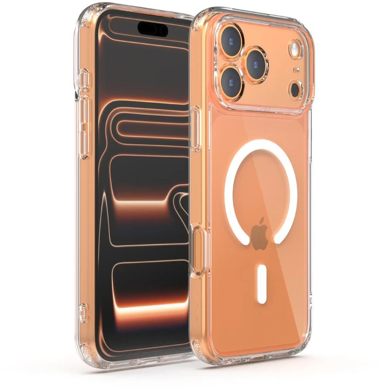 Dėklas X-ONE Dropguard Clear compatible with MagSafe for iPhone 18 Pro / 17 Pro transparent