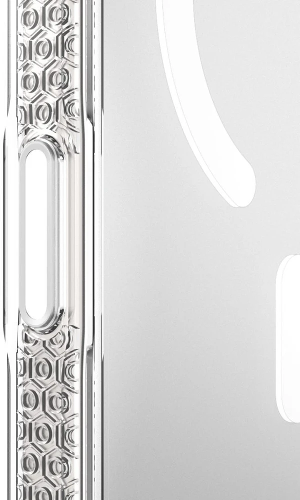 Dėklas X-ONE Dropguard Pro compatible with MagSafe for iPhone 18 Pro Max / 17 Pro Max glitter baltas