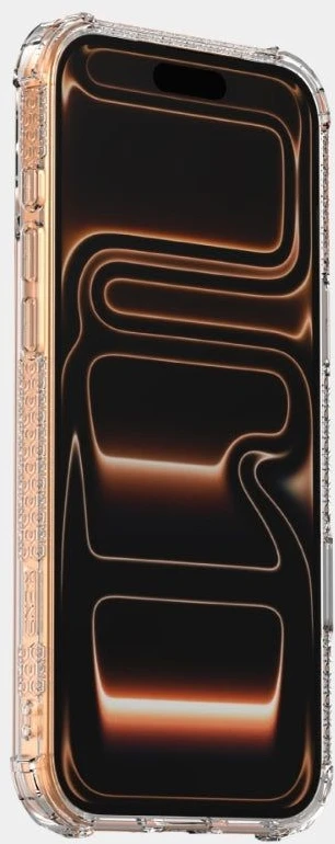 Dėklas X-ONE Dropguard Pro compatible with MagSafe for iPhone 18 Pro Max / 17 Pro Max glitter baltas