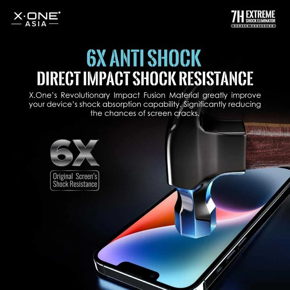 X-ONE Extreme Shock Eliminator 4 gen. - skirtas iPhone 14 Pro/15