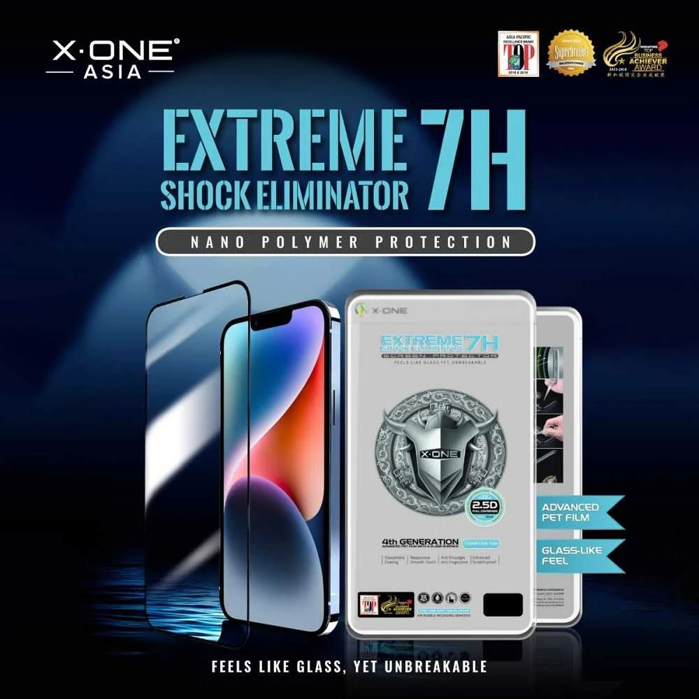 X-ONE Extreme Shock Eliminator 4 gen. - skirtas iPhone 14 Pro/15
