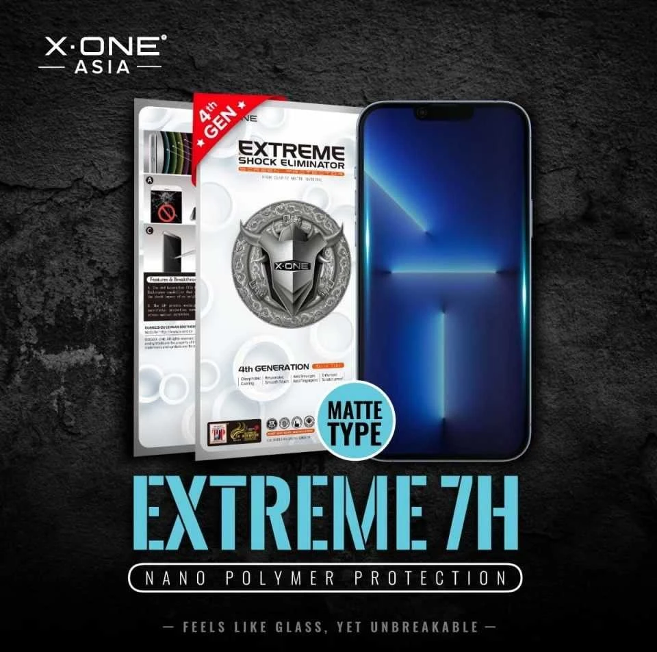 X-ONE Extreme Shock Eliminator 4 gen. (Matte serija) – skirta iPhone 13 Pro Max/14 Plus