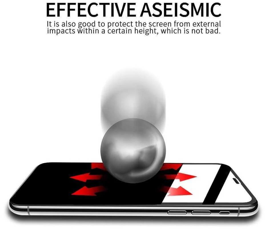 X-ONE Full Cover Extra Strong Crystal Clear – skirtas iPhone 11 Pro Max (visi klijai) grūdintas stiklas 9H