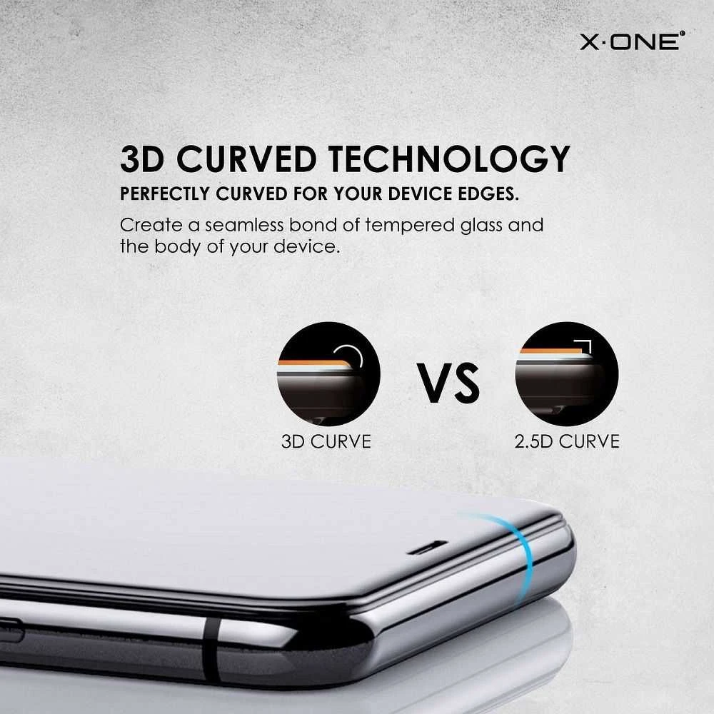 X-ONE Full Cover Extra Strong Matte – skirtas iPhone 12 mini grūdintas stiklas 9H