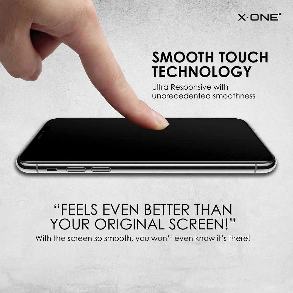 X-ONE Full Cover Extra Strong Matte – skirtas iPhone 12/12 Pro grūdintas stiklas 9H