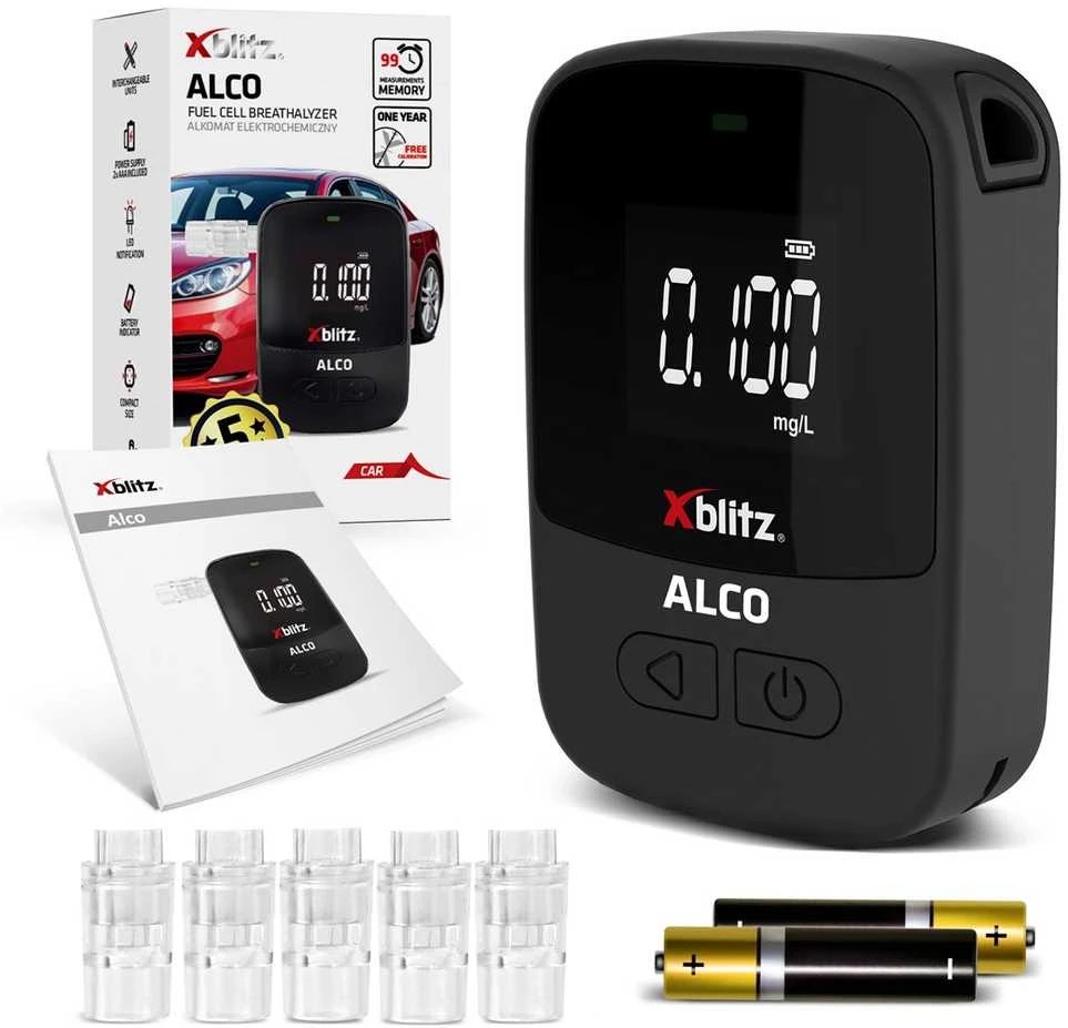 XBLITZ ALCO - Alkotesteris su priedų komplektu