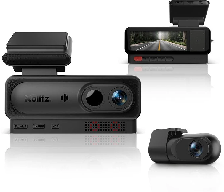 Opti XBLITZ FUTURE 3CH STARVIS 2 PREMIUM 3-CHANNEL VIDEO RECORDER WITH 4K HDR AND GPS