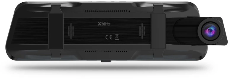 XBLITZ REFLEX 4K aukščiausios kokybės 4K HDR vaizdo registratorius su galinio vaizdo kamera, „Wi-Fi“ ir GPS