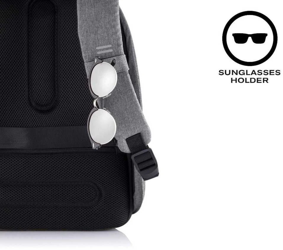 Kuprinė nešiojamam kompiuteriui XD Design Anti-Theft Bobby Hero Small Grey, pilka, 11.5 l
