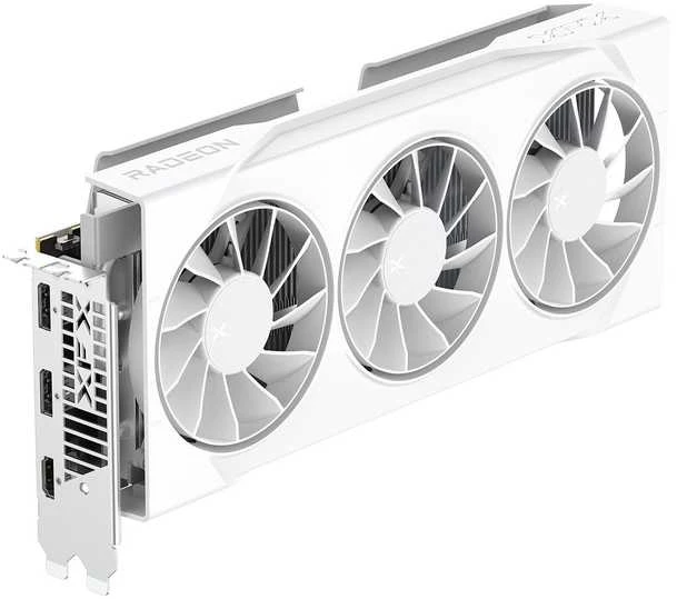 Vaizdo plokštė XFX Radeon RX 9060 XT Swift Baltas trijų ventiliatorių 16GB OC