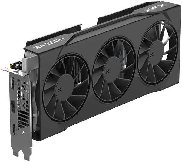 Vaizdo plokštė „XFX Radeon RX 9060 XT Swift“ trijų ventiliatorių 16 GB OC