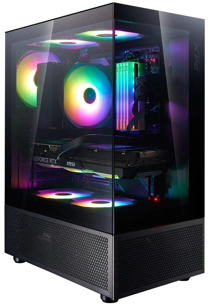 XPG (ADATA) XPG INVADER X MINI KOMPAKTES MID-TOWER-CASE Juodas