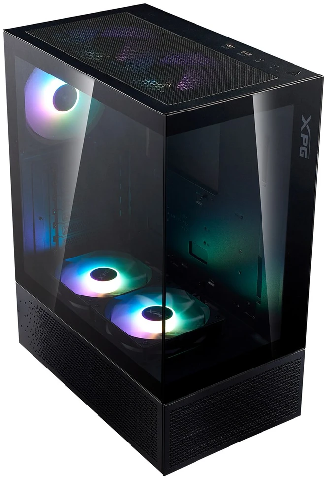 XPG (ADATA) XPG INVADER X MINI KOMPAKTES MID-TOWER-CASE Juodas
