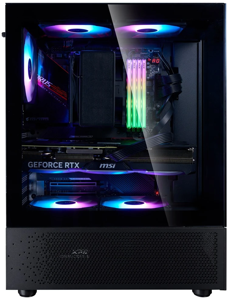 XPG (ADATA) XPG INVADER X MINI KOMPAKTES MID-TOWER-CASE Juodas
