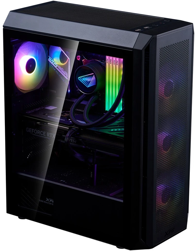 XPG (ADATA) XPG VALOR AIR PLUS MID-TOWER-Case Juodas