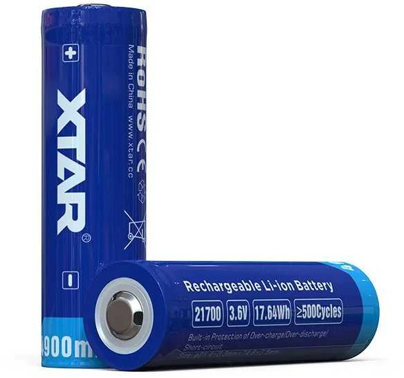 Xtar 4900mAh 3,6V 21700 akumuliatorius su PCB
