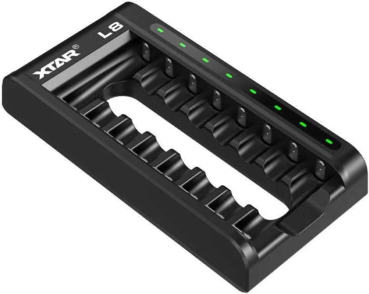 Xtar Baterija charger AA/AAA 1,5 V i 1,2V, smart - 8 slots