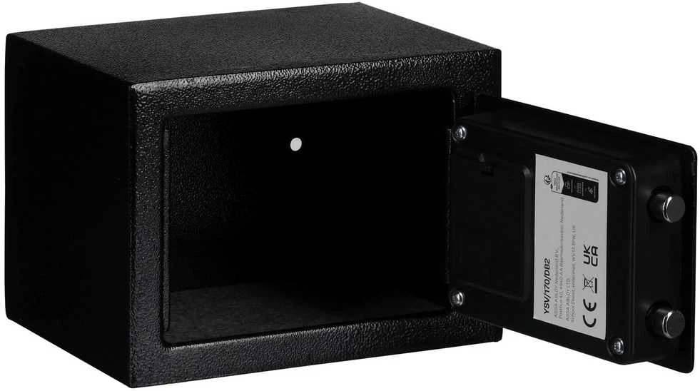 Yale YSV/170/DB2 Laisvai stovintis Seifas 3,8 l Plieninis Juodas